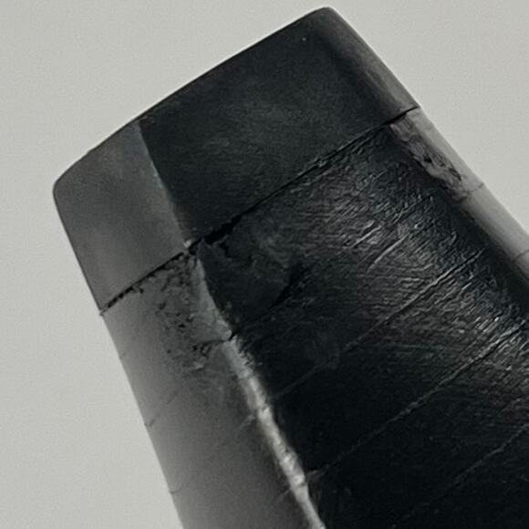 Allsaints Open Toe Heels Branson Sz 40 9 Black Ankle Strap Cone Heel Sandals - Picture 8 of 12